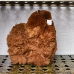 Enfant 1297 INKARI L'univers Enfant-Peluche Lama en alpaga - Noisette