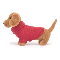 Enfant 1318 JELLYCAT LTD L'univers Enfant-Peluche Teckel - Pull Rose