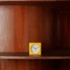 1091 LEMNOS Horloges-Petit réveil carré - Jaune