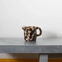 2076 HELLO POTRY Accessoirisez Votre Intérieur|Carafes-Pichet en grès Moucheté - Noir