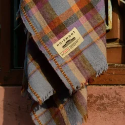 1050 MOISMONT Plaids & Couvertures-Plaid en laine n°82 - Cloud - Moismont