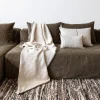 2959 BED AND PHILOSOPHY Plaids & Couvertures-Plaid Enjoy - Naturel