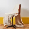 2959 BED AND PHILOSOPHY Plaids & Couvertures-Plaid Mireille - Ecru