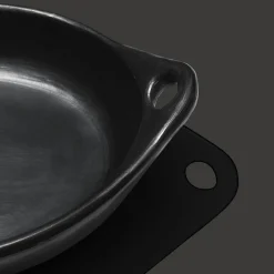 1950 INDIGENA Plats-Plat ovale Chamba - Noir