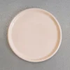 925 JARS CERAMISTES Plats-Plat rond Réfectoire - Sable Brillant