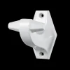 668 ZANGRA Maison De Campagne|Accessoires De Salle De Bain-Porte-peignoir en porcelaine - Blanc