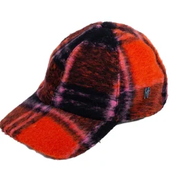 Femme RAFFAELLO BETTINI Casquettes & Bobs|Casquettes & Bobs-- Casquette Rayée -Rose/Orange