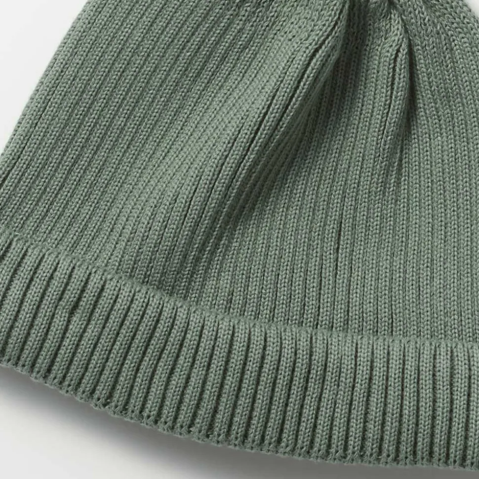 Femme Rototo Bonnets|Bonnets-- Bonnet enroulé - vert olive