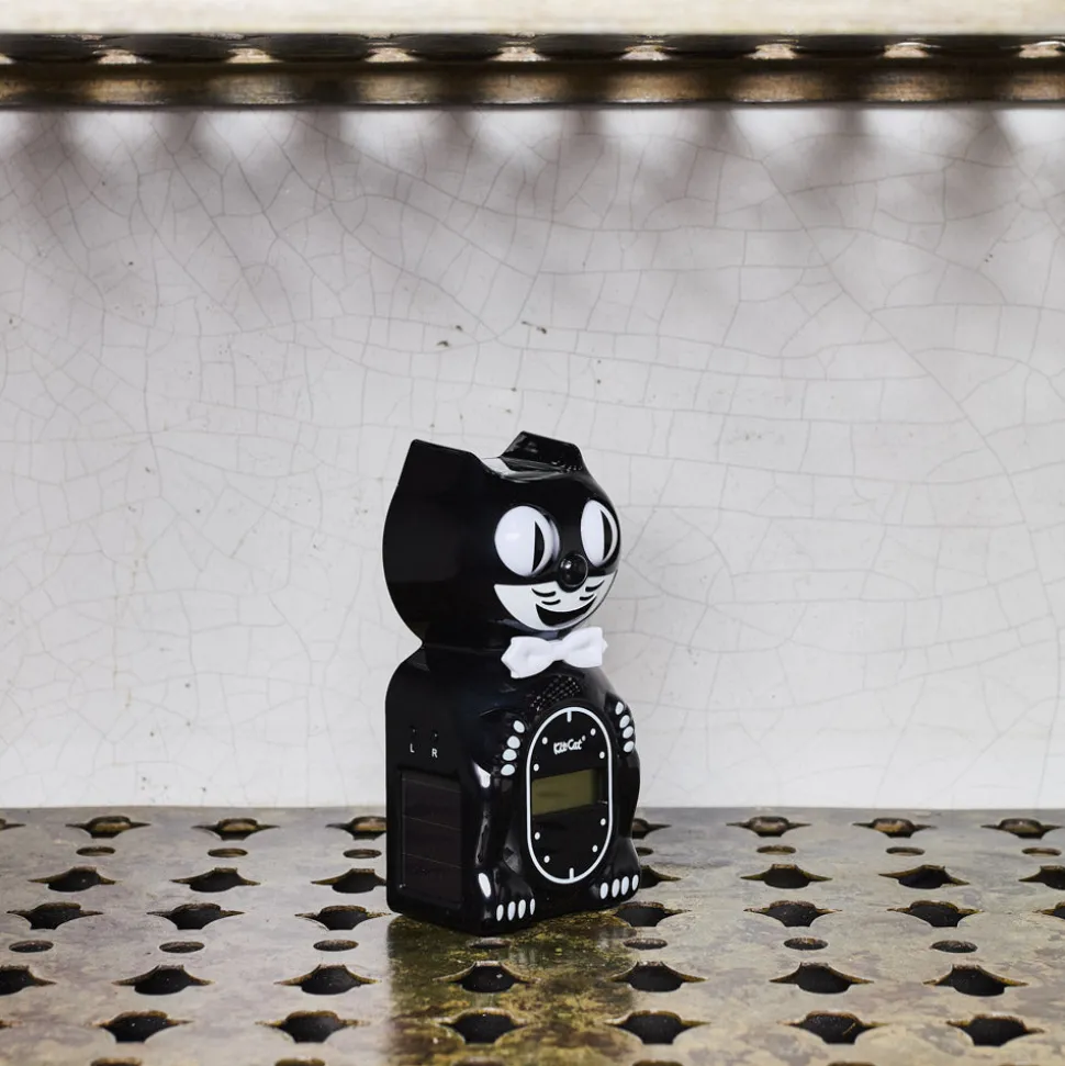 1786 KIT CAT KLOCK Horloges-Réveil Kit Cat - Noir
