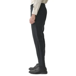 Homme Sage de Cret Pantalons-- Pantalon Herringbone Tumbler - Gris foncé