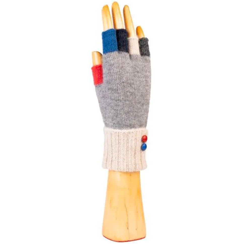 Femme Santacana Gants & Mitaines-- Mittaines - Gris