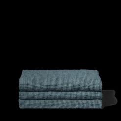 200 LINTEX Serviettes De Table|Serviettes De Bain En Lin-Serviette de bain en lin - Waffle - Bleu Pétrole