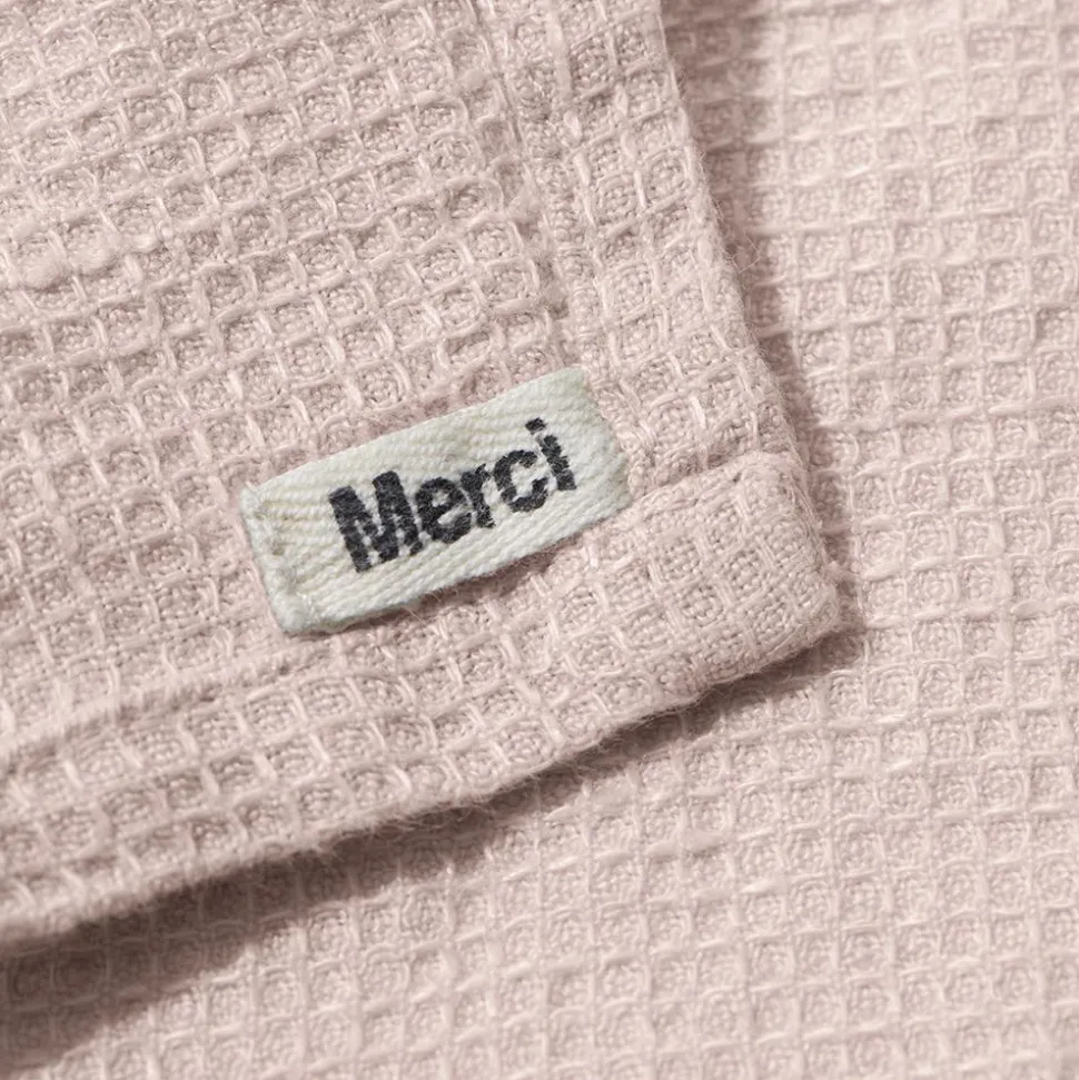 200 LINTEX Serviettes De Table|Serviettes De Bain En Lin-Serviette de bain en lin - Nid d'abeille - Beige Rosé