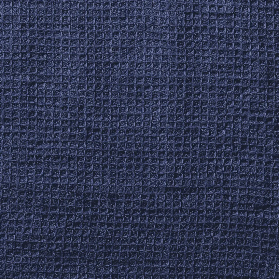 200 LINTEX Salle De Bain : Esprit Japonais|Serviettes De Table-Serviette de bain en lin - Nid d'abeille - Bleu Shibori