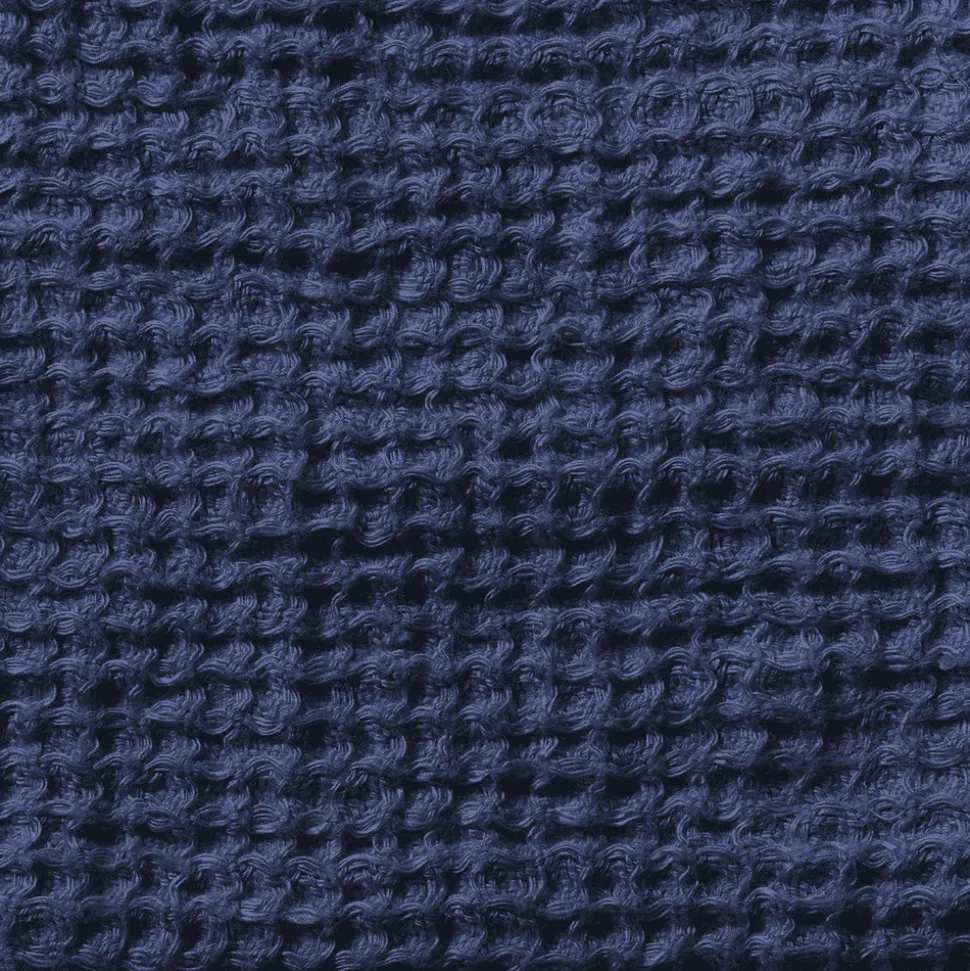 200 LINTEX Salle De Bain : Esprit Japonais|Serviettes De Table-Serviette de bain en lin - Waffle - Bleu Shibori