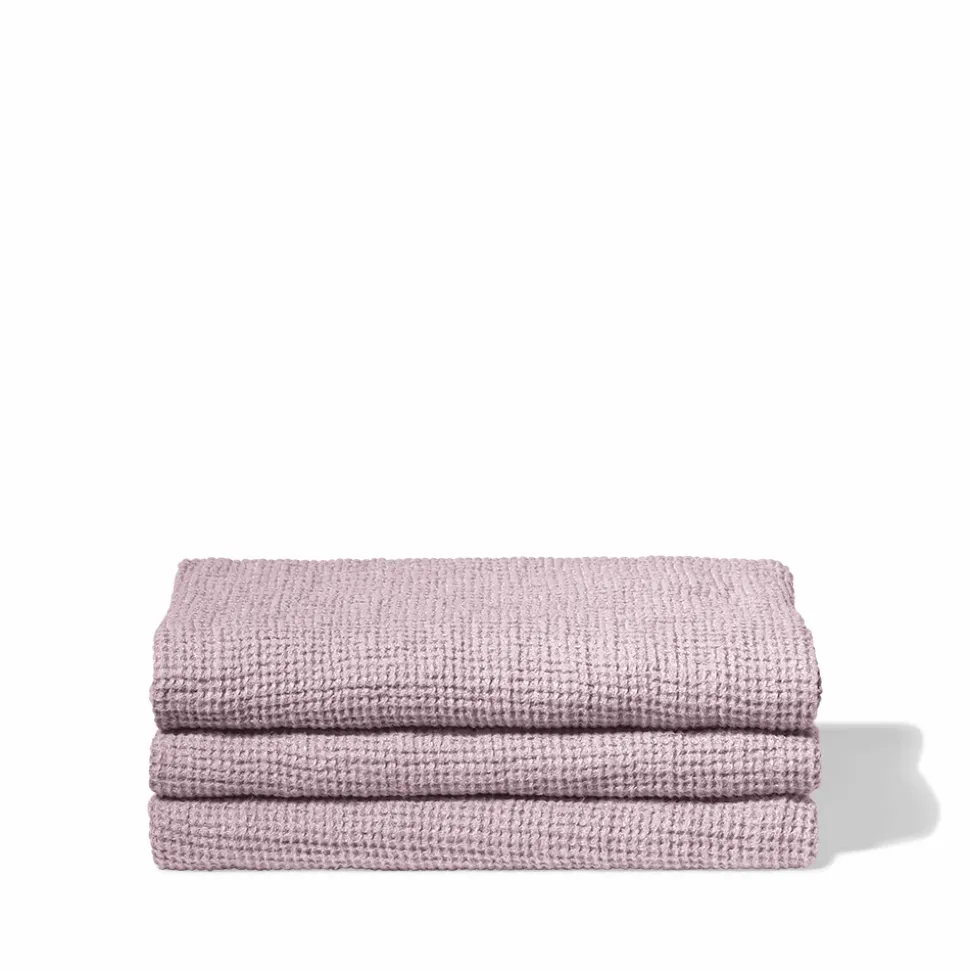 200 LINTEX Salle De Bain : Esprit Japonais|Serviettes De Table-Serviette de bain en lin - Waffle - Parme Fuji Iro