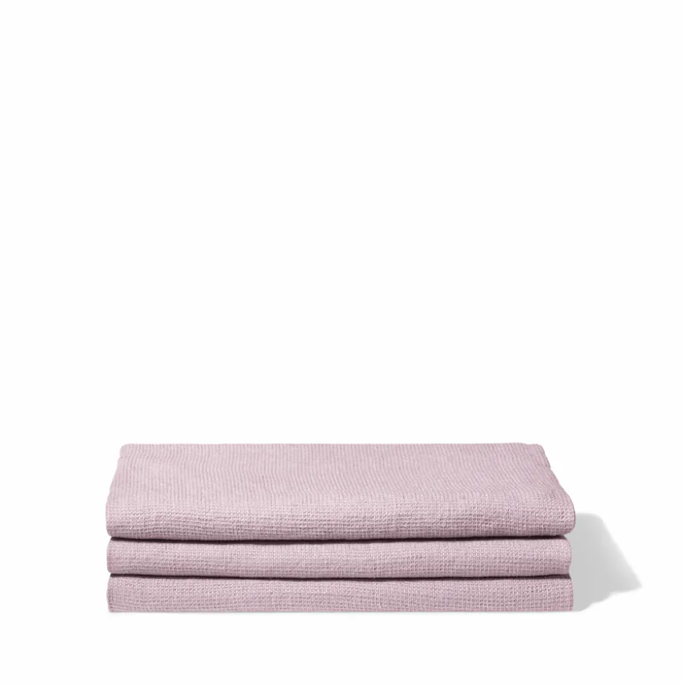 200 LINTEX Salle De Bain : Esprit Japonais|Serviettes De Table-Serviette de bain en lin - Nid d'abeille - Parme Fuji Iro