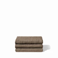 200 LINTEX Maison De Campagne|Serviettes De Table-Serviette de bain en lin - Waffle - Brun Cha Iro