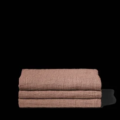 200 LINTEX Maison De Campagne|Serviettes De Table-Serviette de bain en lin - Waffle - Rose Argile