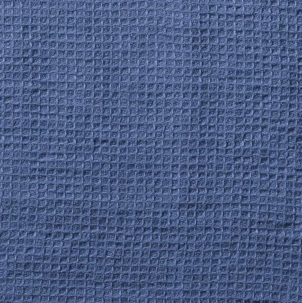 200 LINTEX Serviettes De Table|Serviettes Invités-Serviette de bain invité en lin - Nid d'abeille - Bleu Paros