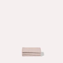200 LINTEX Serviettes De Table|Serviettes Invités-Serviette de bain invité en lin - Nid d'abeille - Beige Rosé