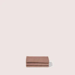 200 LINTEX Maison De Campagne|Serviettes De Table-Serviette de bain invité en lin - Nid d'abeille - Rose Argile
