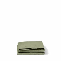 200 LINTEX Maison De Campagne|Serviettes De Table-Serviette de table en lin lavé - Vert Komorebi