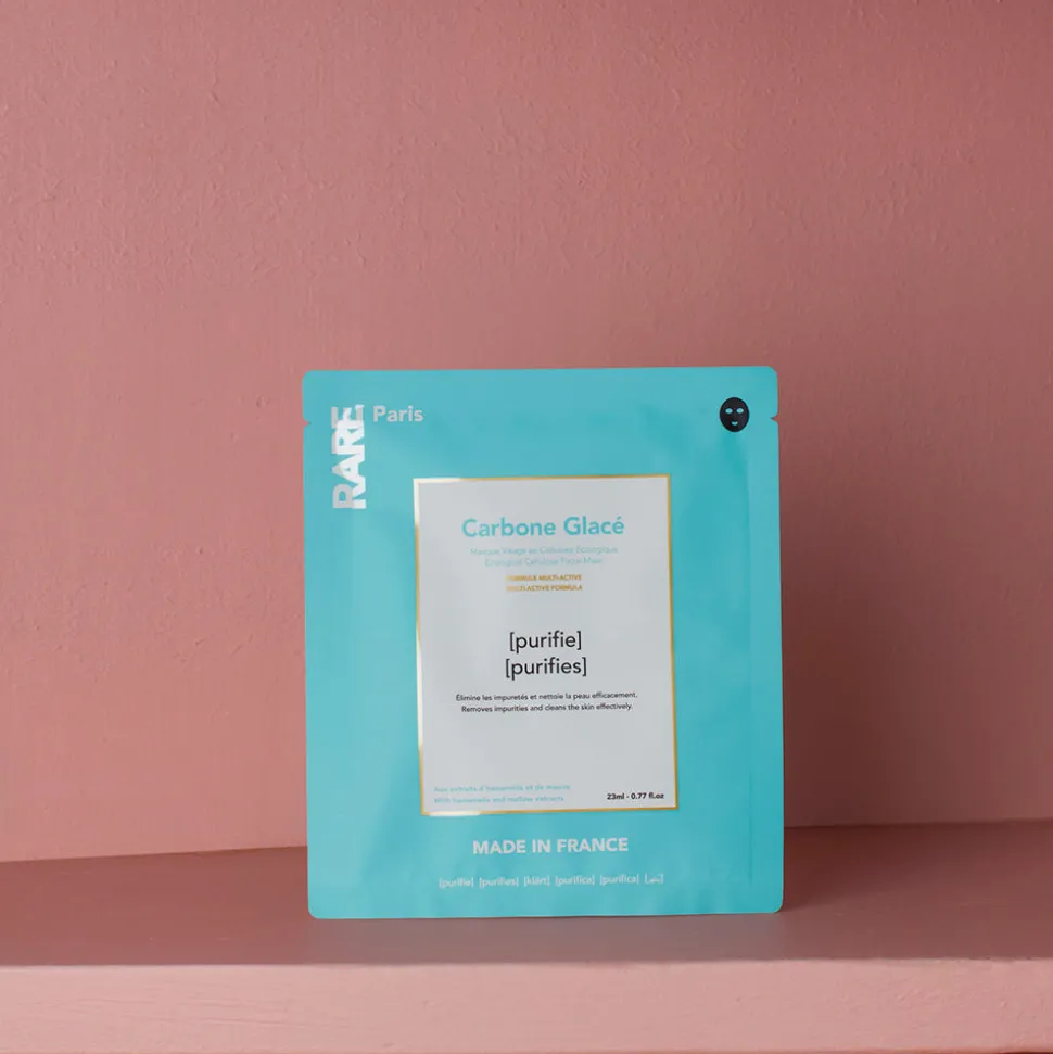1067 RARE PARIS Soins Du Visage-Set 5 masques - Carbone Glacé - Rare Paris
