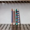 208 HAY Bougies & Parfums D'intérieur-Set de 4 bougies Geometry - Marron