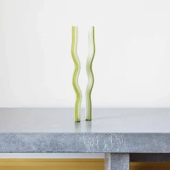 880 HEADSUP DESIGN COMPANY Bougies & Parfums D'intérieur-Set de 2 bougies Wiggle - Vert