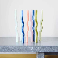 880 HEADSUP DESIGN COMPANY Bougies & Parfums D'intérieur-Set de 2 bougies Wiggle - Vert