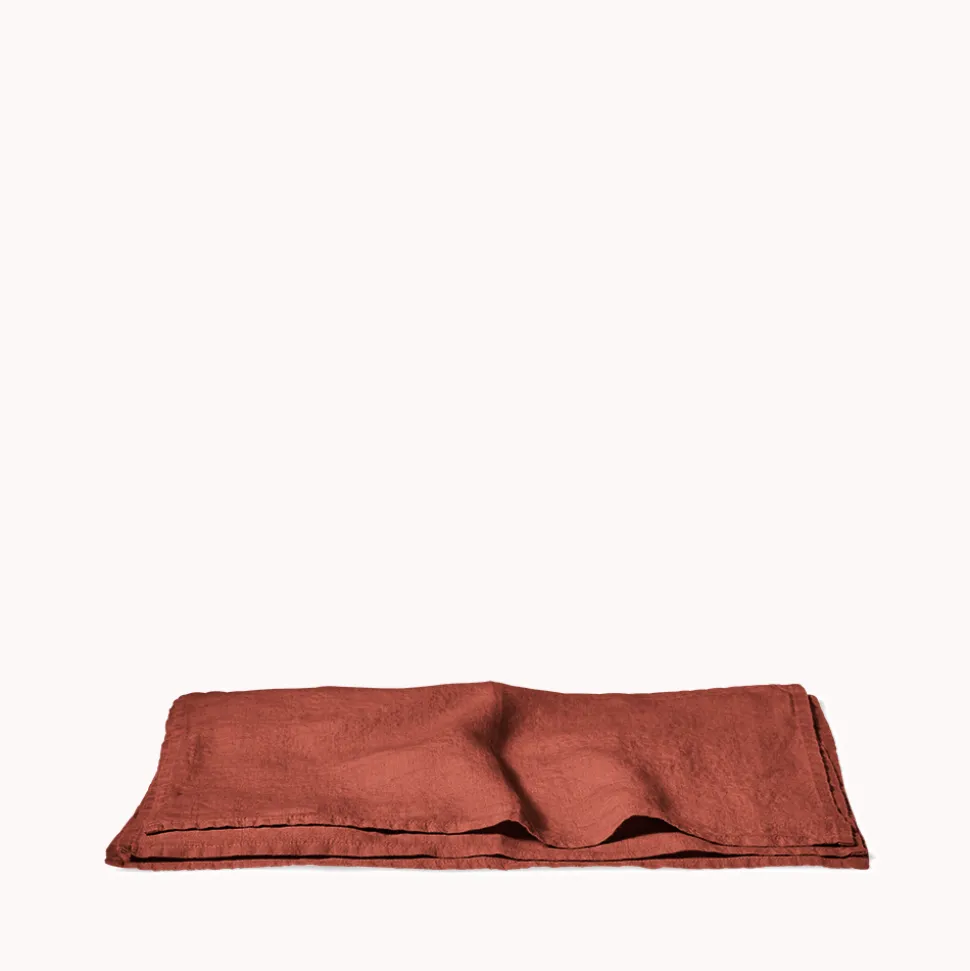 200 LINTEX Sets De Table-Set de table en lin lavé - Rouge Urushi