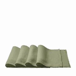 200 LINTEX Maison De Campagne|Sets De Table-Set de table en lin lavé - Vert Komorebi