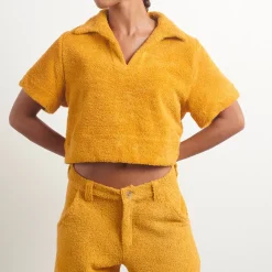 Femme Simone Fan T-shirts-- T-shirt The Cropped Polo -