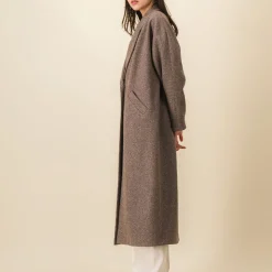 Femme SIX SŒURS Manteaux-SIXSOEURS - Manteau Alexandra - Beige