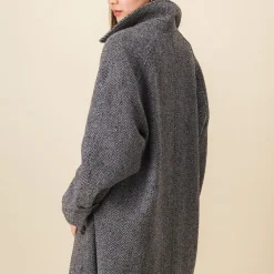 Femme SIX SŒURS L'esprit Merci|Manteaux-SIXSOEURS - Manteau Odile - Gris