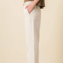 Femme SIX SŒURS Pantalons-SIXSOEURS - Pantalon Pearl - Ecru