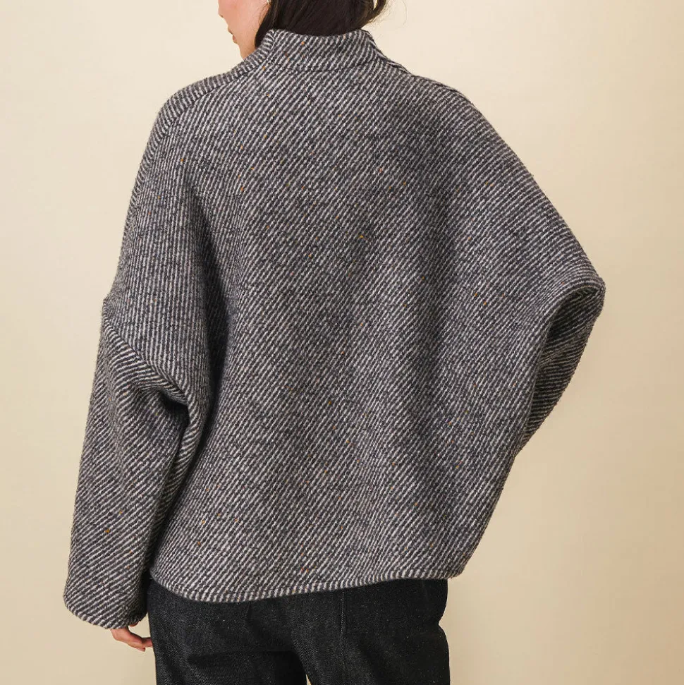 Femme SIX SŒURS Vestes-SIXSOEURS - Veste Andrea - Gris