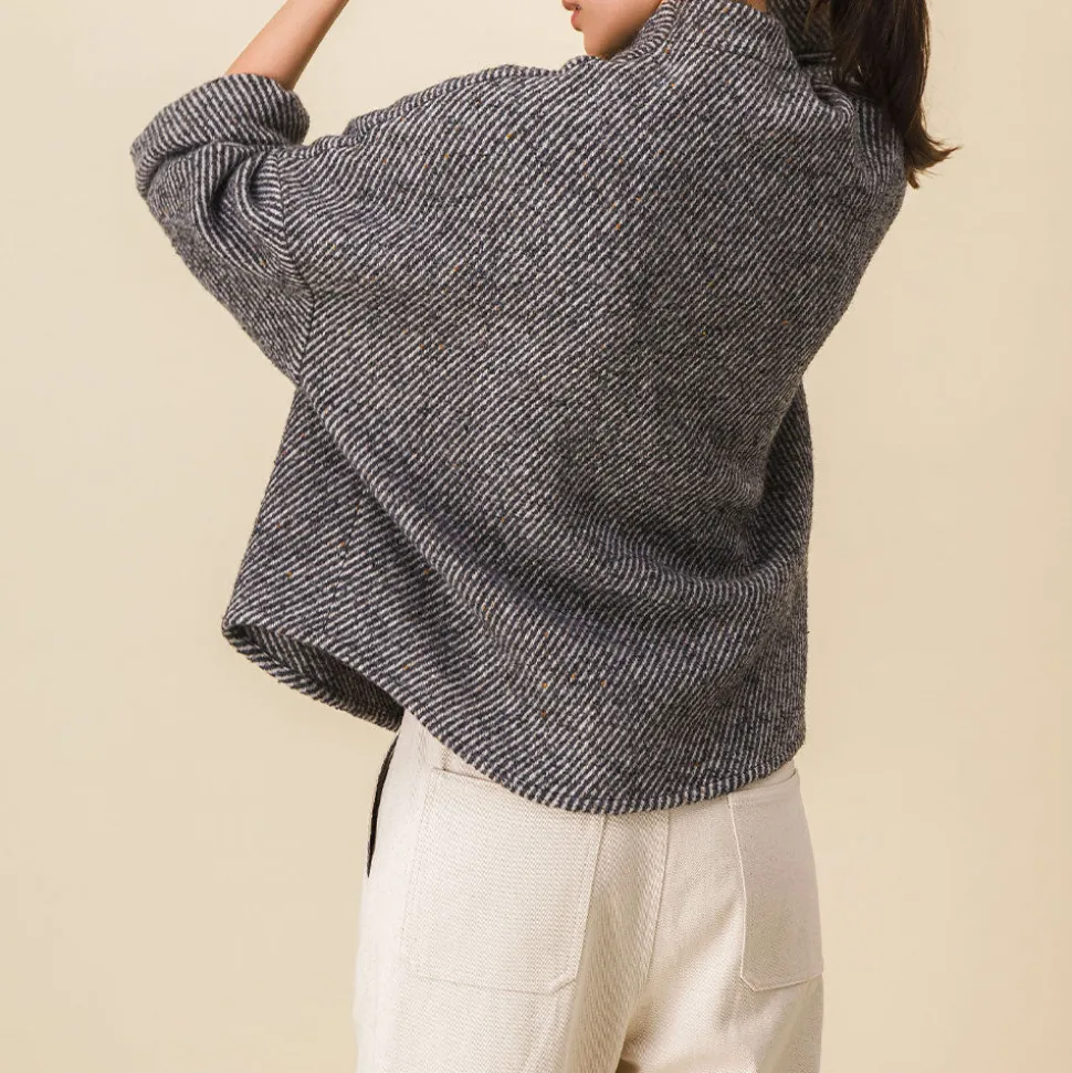 Femme SIX SŒURS Vestes-SIXSOEURS - Veste Andrea - Gris