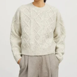 Femme Skall Studio L'esprit Merci|Mailles-- Pull Ellen - Beige