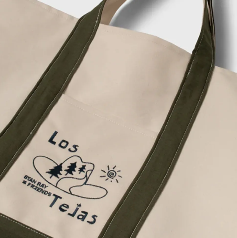 Homme STAN RAY Sacs-- Sac Boat Tote - Beige / Vert