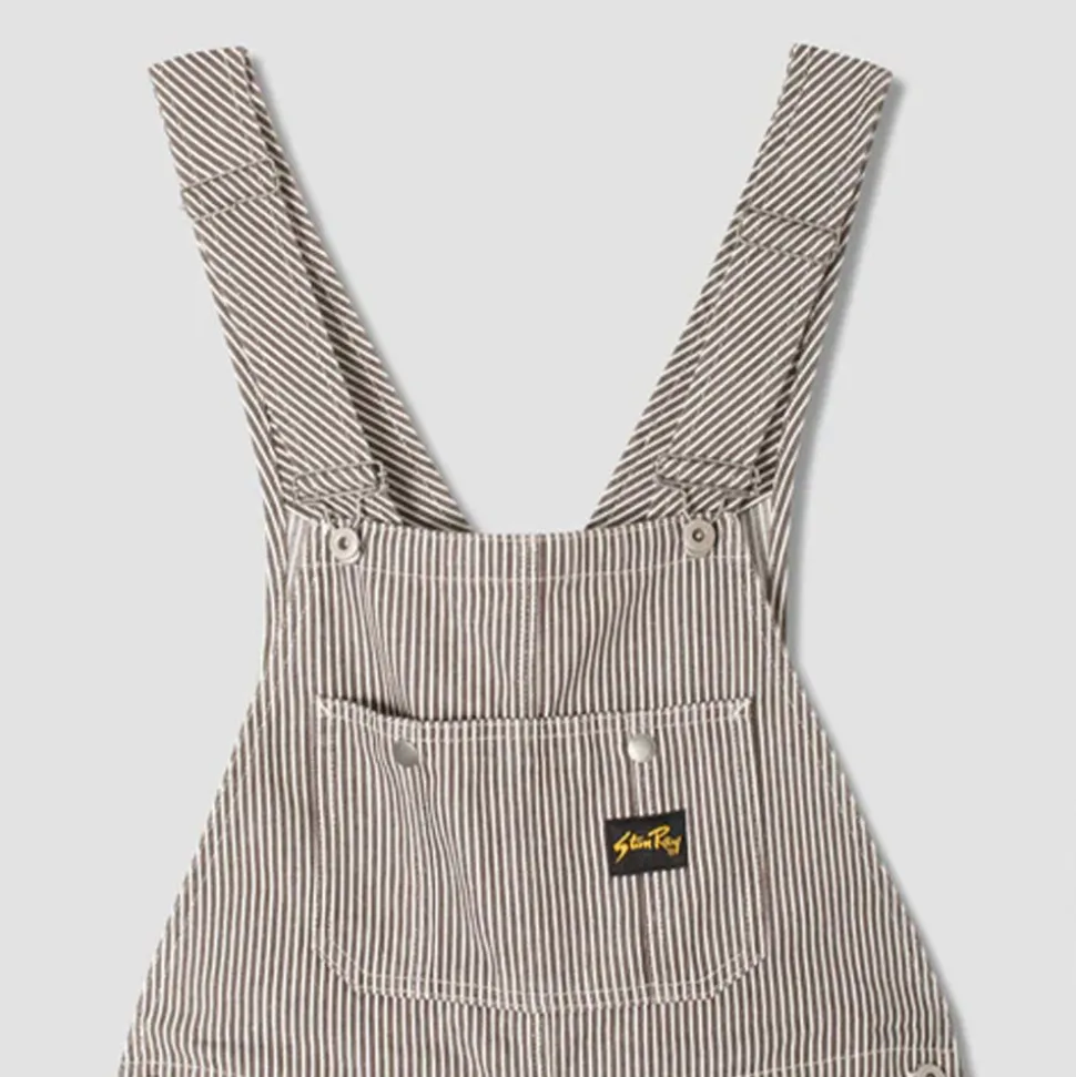 Femme STAN RAY Combinaisons-- Salopette Earls Bib - Marron Rayures