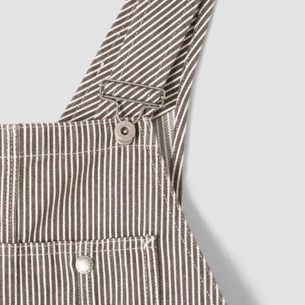 Femme STAN RAY Combinaisons-- Salopette Earls Bib - Marron Rayures