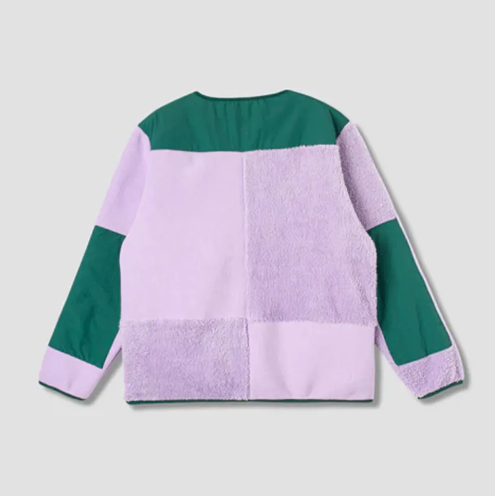 Femme Stan Ray Vestes-- Veste Fleece Cardigan - Lavande