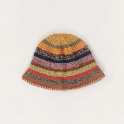 Femme Story MFG Chapeaux|Chapeaux-- Chapeau Brew Rayé - Orange