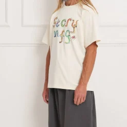 Homme STORY MFG T-shirts-- T-shirt Grateful - Ecru