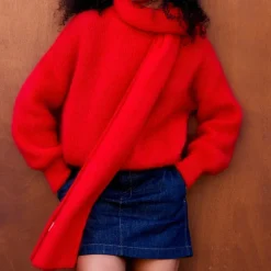 Femme Surprise L'esprit Merci|Mailles-- Pull Mohair Jane - Rouge