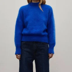 Femme Surprise L'esprit Merci|Mailles-- Pull Mohair Jane - Bleu