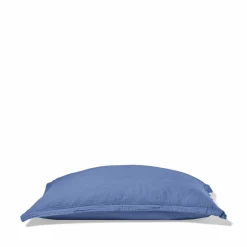 2100 GAZEX Taies D'oreiller-Taie d'oreiller en gaze de coton - Bleu Pompidou