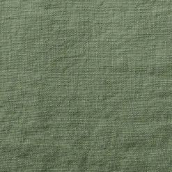 200 LINTEX Taies D'oreiller-Taie d'oreiller en lin lavé - Vert d'Anduze